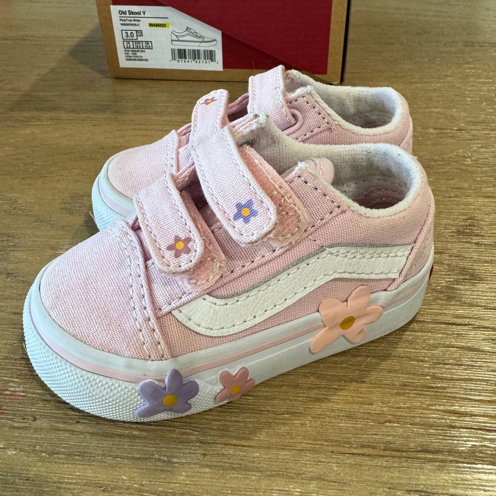 Pink Floral Vans